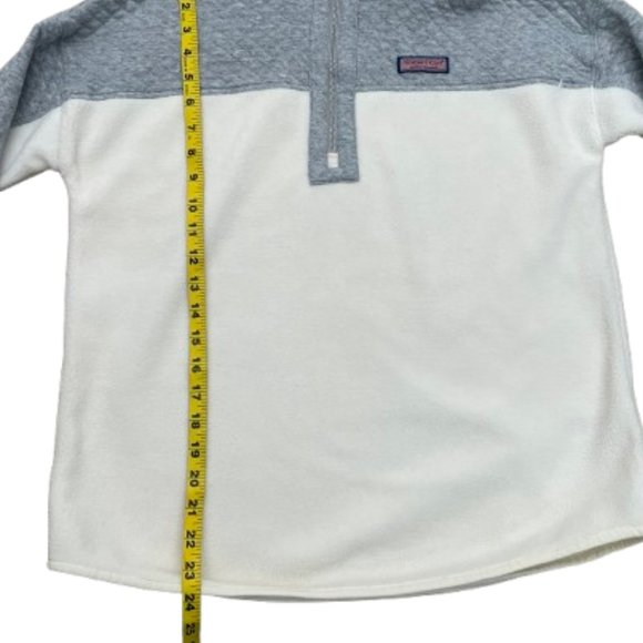 Vineyard Vines NWOT Women’s Mixed Media Sherpa 1/2 Zip Pullover Size S - Picture 11 of 12